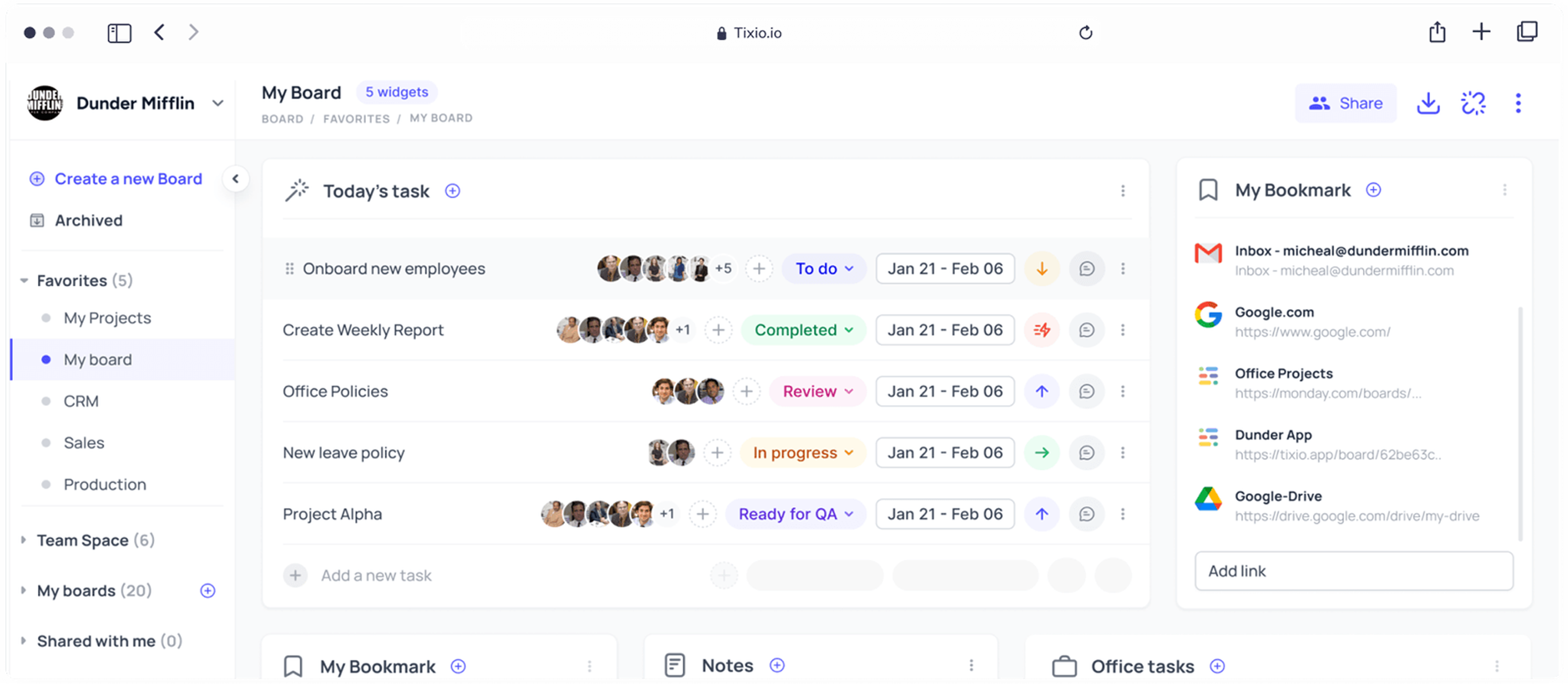 Unified HR workspace